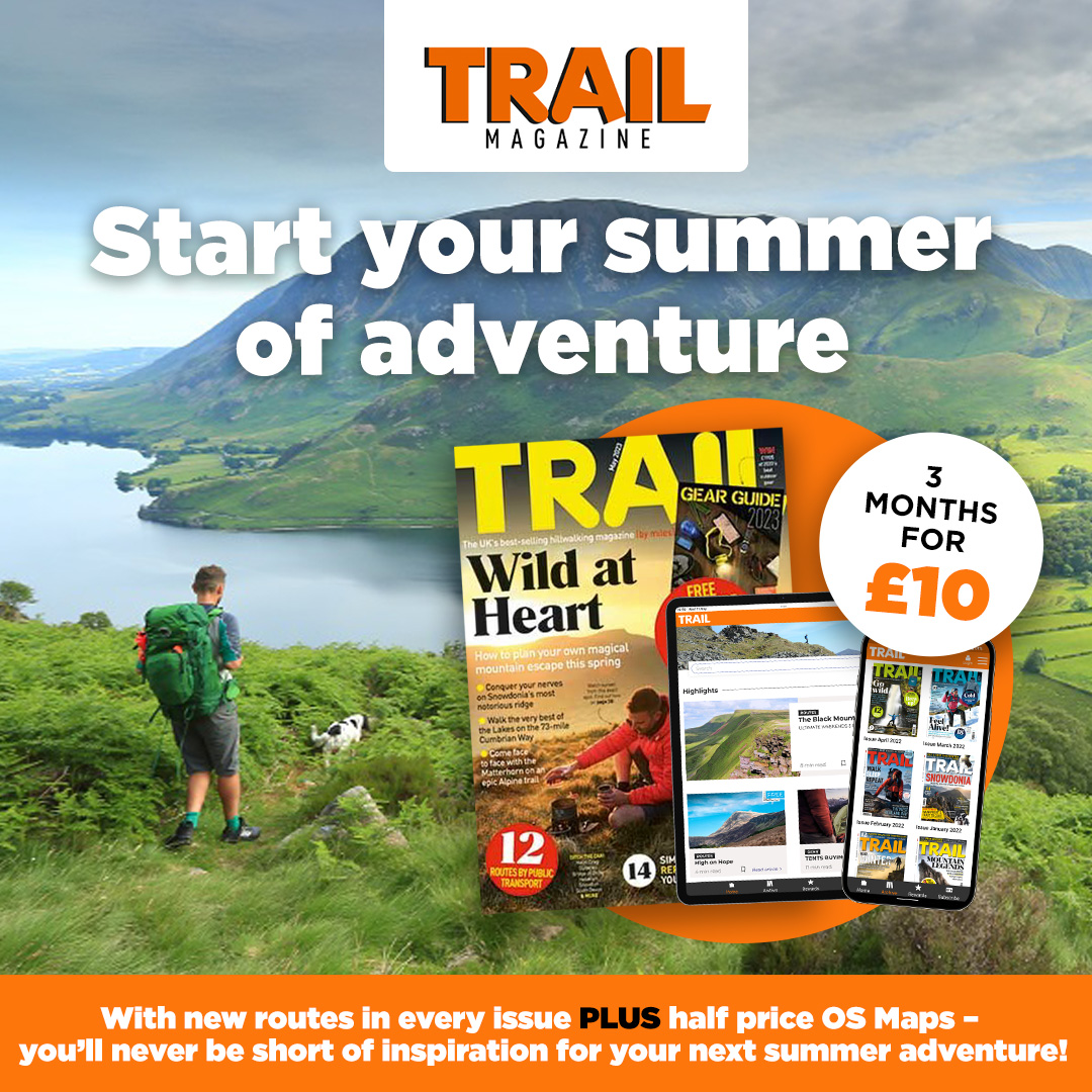 Join Trail and discover a world of adventure at your fingertips, with inspiring photography, expert tips, and unbeatable access to our archive. Right now you can get 3 months for just £10! Don't miss out on this great offer - tinyurl.com/2p9nzm9s