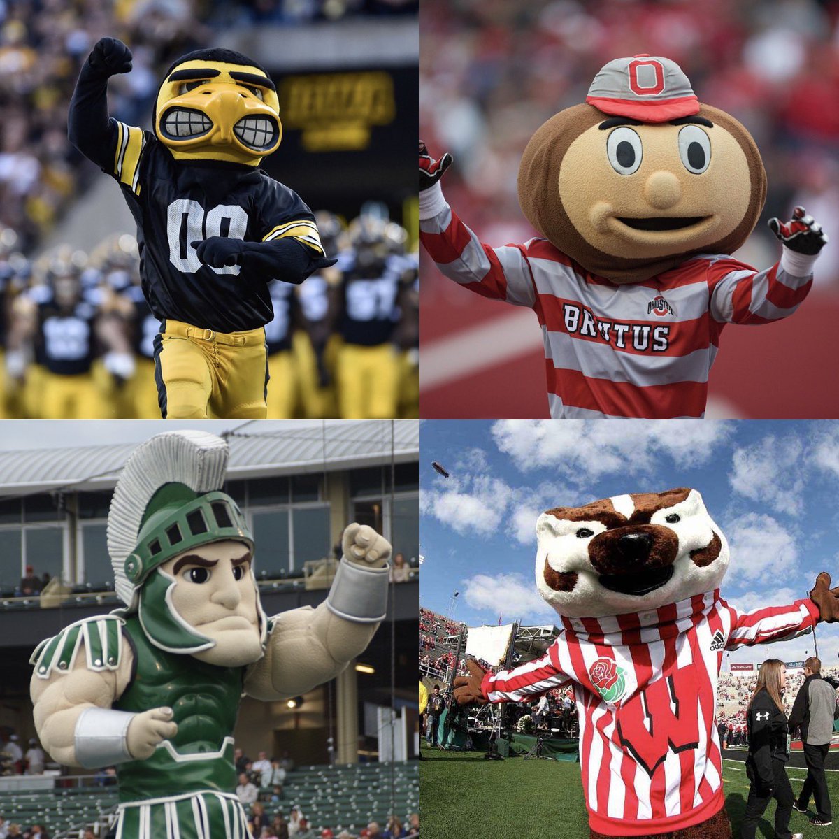 Who has the best mascot in the B1G?