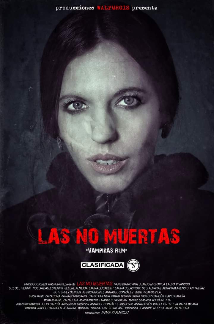 Cartel pelicula LAS NO MUERTAS.  Donde trabaje como director de fotografía y cámara. Junto a un gran equipo y actores.  Ya haciendo su andadura por festivales. 🙏🏼Muy contento con él resultado.🎬🎥🦇🖤🤘🏼🔥🔥 #cineerotico  #vampiras #cineaños70 #filmerotic