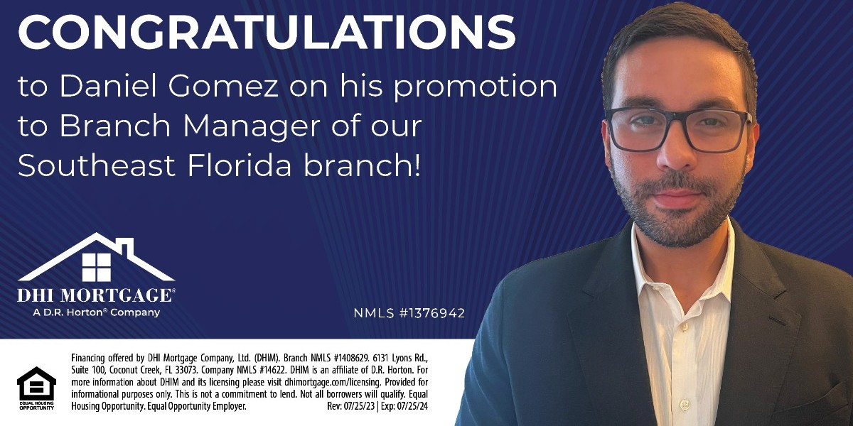 DHIMortgage's tweet photo. We're excited to announce the promotion of Daniel Gomez to Branch Manager of our Southeast Florida branch! Your sincerity and commitment have been greatly appreciated, and we're excited to see what the future holds for you! https://t.co/lYw7LOoIJL