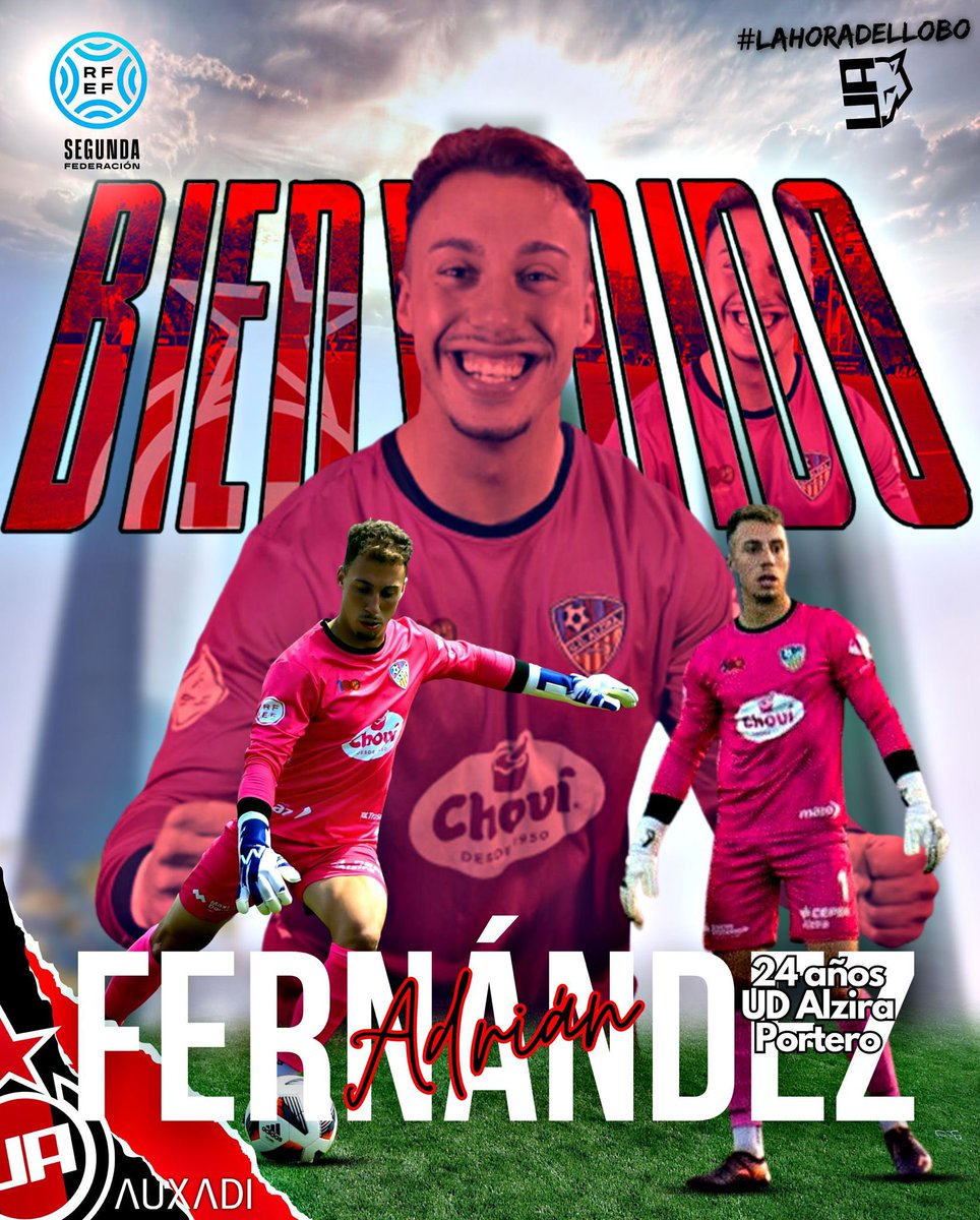 UnionAdarve's tweet photo. 🚨 𝐅𝐈𝐂𝐇𝐀𝐉𝐄𝐒 | ¡Adrián Fernández es nuestro nuevo portero!

🔒El joven guardameta llega para poner el candado a la portería del Vicente del Bosque.

😎 Este año lo vamos a pasar muy bien, ¿a que sí @AF_FERNANDEZ_1? https://t.co/3v1oQ6rWXy