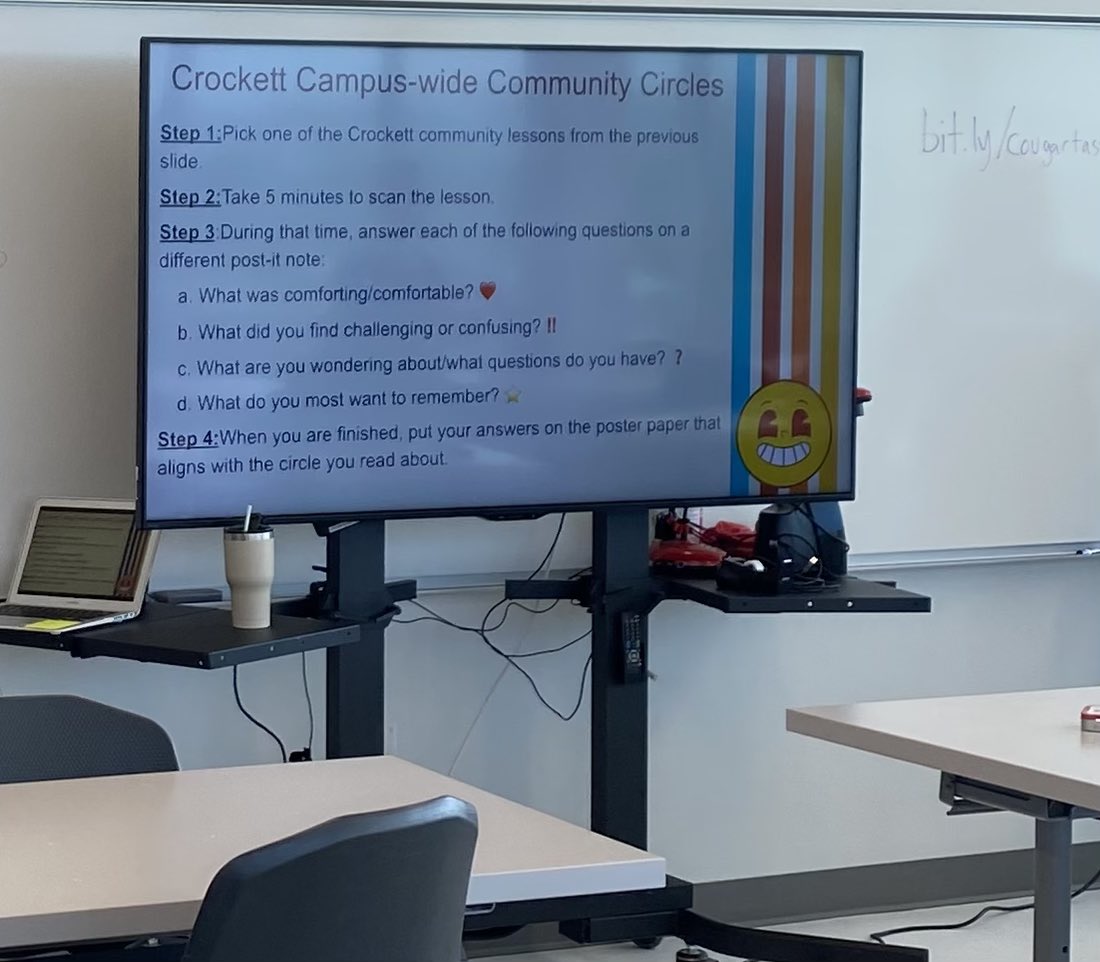 GRodriguez_EDU's tweet photo. @AustinCrockett Leadership Team &amp; Secondary ED, Kori Manor, sharing their campus-wide restorative practices that change school culture! If you’re looking for concrete ways to level up student voice at your campus, these are the folks to talk to! #LI23 @manor_kori @Secondary_AISD https://t.co/YFSWk3GrLA