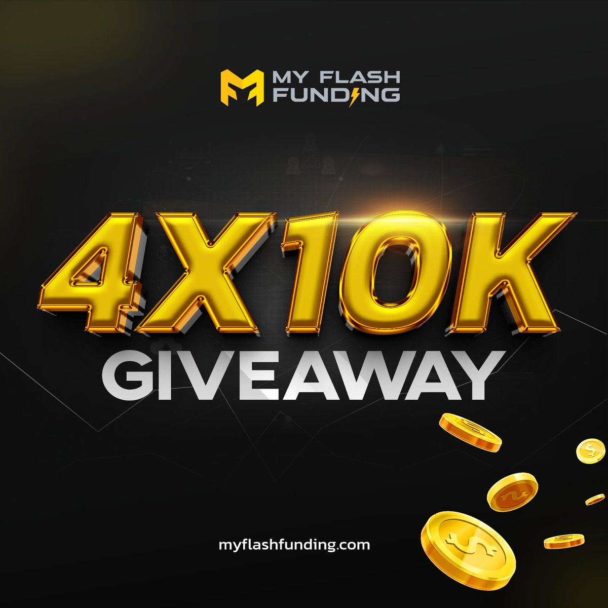 🎁Flash GIVEAWAY 🎁
4 X 10K Challenges. 

1.Follow <a href="/myflashfunding/">MyFlashFunding</a> @blakemyff &amp; <a href="/Adam_Aabaad/">Banjara</a> 
2. Like &amp; ReTweet
3. Tag 1 Friend
4- Sign up on myflashfunding.com for 50% discount. 

⏳48 Hours. 
#Giveaway  #MyFF