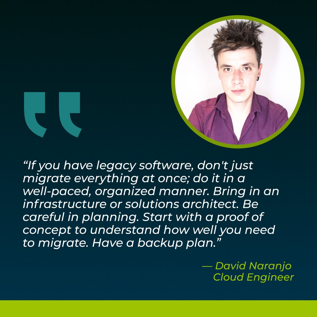 devsullc's tweet image. David Naranjo, one of our cloud experts, has some advice for mid-sized companies adopting cloud computing. Leverage Devsu&apos;s expert services to gain a competitive edge. bit.ly/3UU9n5o