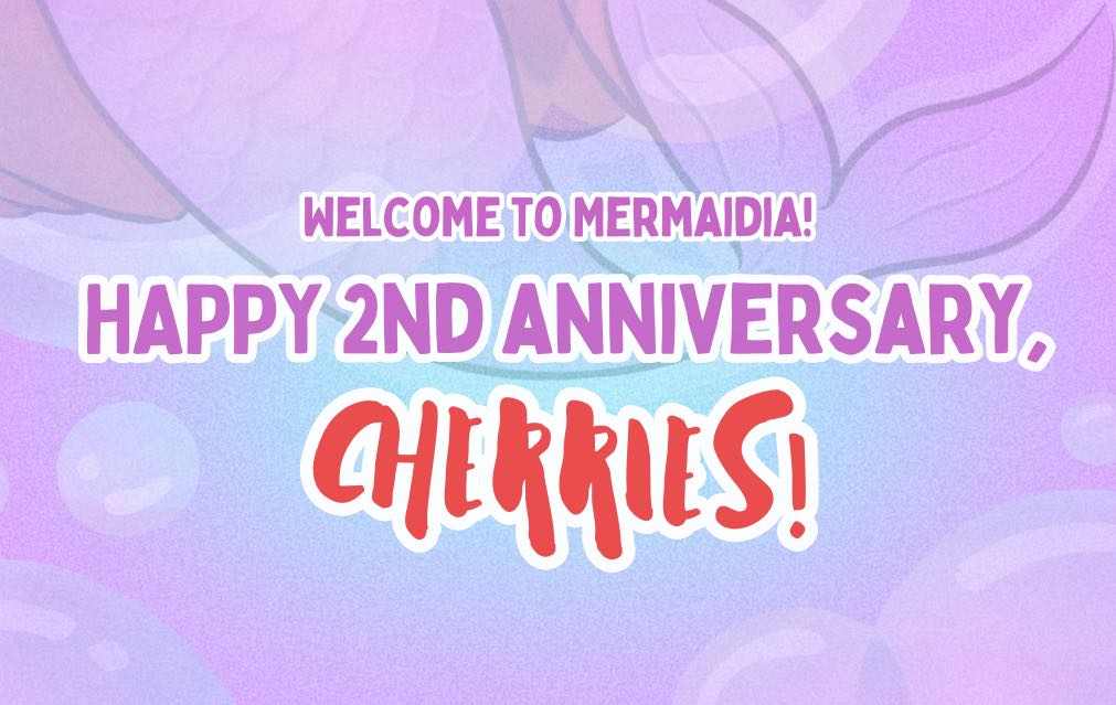KAIA_CharicePH's tweet photo. Happy 2nd Anniversary, Cherries! ♥️

It's been two years of having the same goal of supporting and cheering for our dearest, Charice. We hope you continuously embrace this journey with us.

WELCOME TO MERMAIDIA  
#Cherries2ndBirthday
@KAIAOfficialPH #KAIA #KAIA_CHARICE https://t.co/3VOnPvuGj4