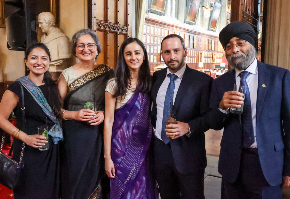 lincolnsinn's tweet photo. What a fantastic #SouthAsianHeritageMonth Diversity Dinner last week! There was a delicious menu, music from #LincolnsInn member, ghazal singer Ms Mehtab Malhotra, and from sitar player Tommy Khosla, and #SAHM co-founder Jasvir Singh CBE spoke - plus we launched a new exhibition! https://t.co/Ww4ciMKAcD