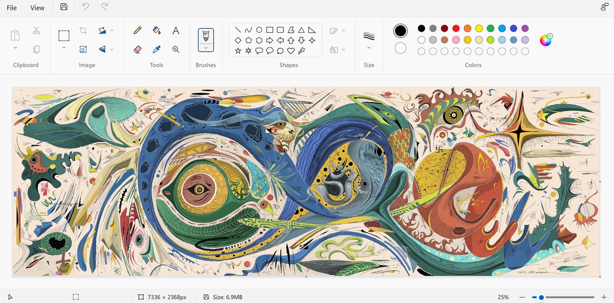 simple thoughts, MS Paint, 2023