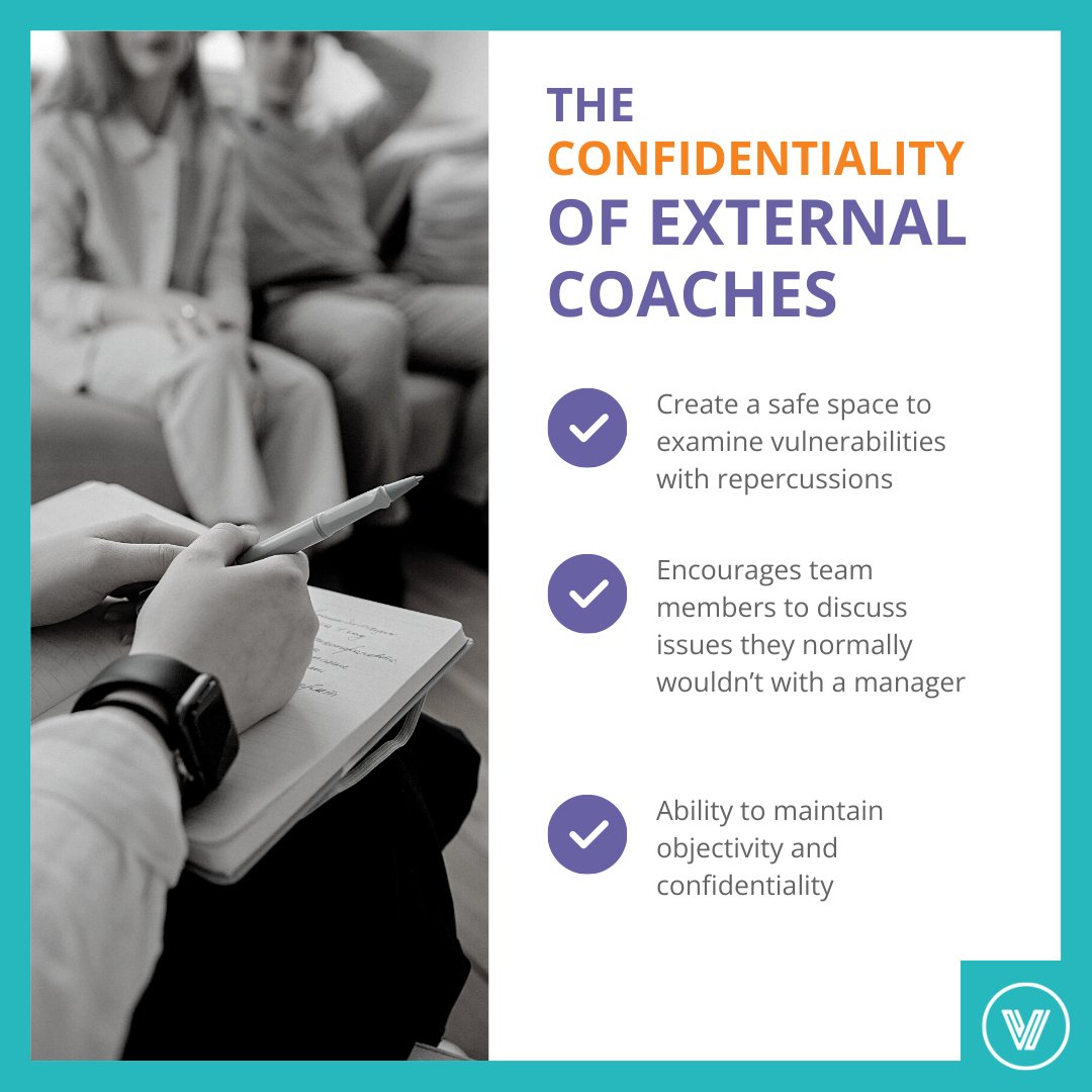 vayability's tweet photo. External coaches create a safe, relaxed, confidential space for coachees to openly talk about their feelings and situations without fear of judgment or repercussions, which is essential for breakthroughs. 

#Vayability #Coaching #LeadershipDevelopment https://t.co/ufJiyGbnUF
