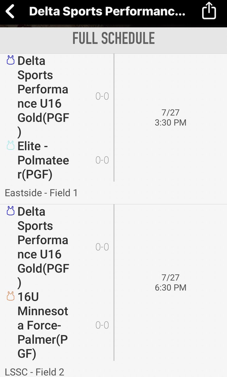 AshLeCavalier's tweet photo. ⭐️ Here is my teams tournament schedule for this weekend at the PGF Regional in Peoria, Illinois!! ⭐️ https://t.co/jP5NjXoCv6