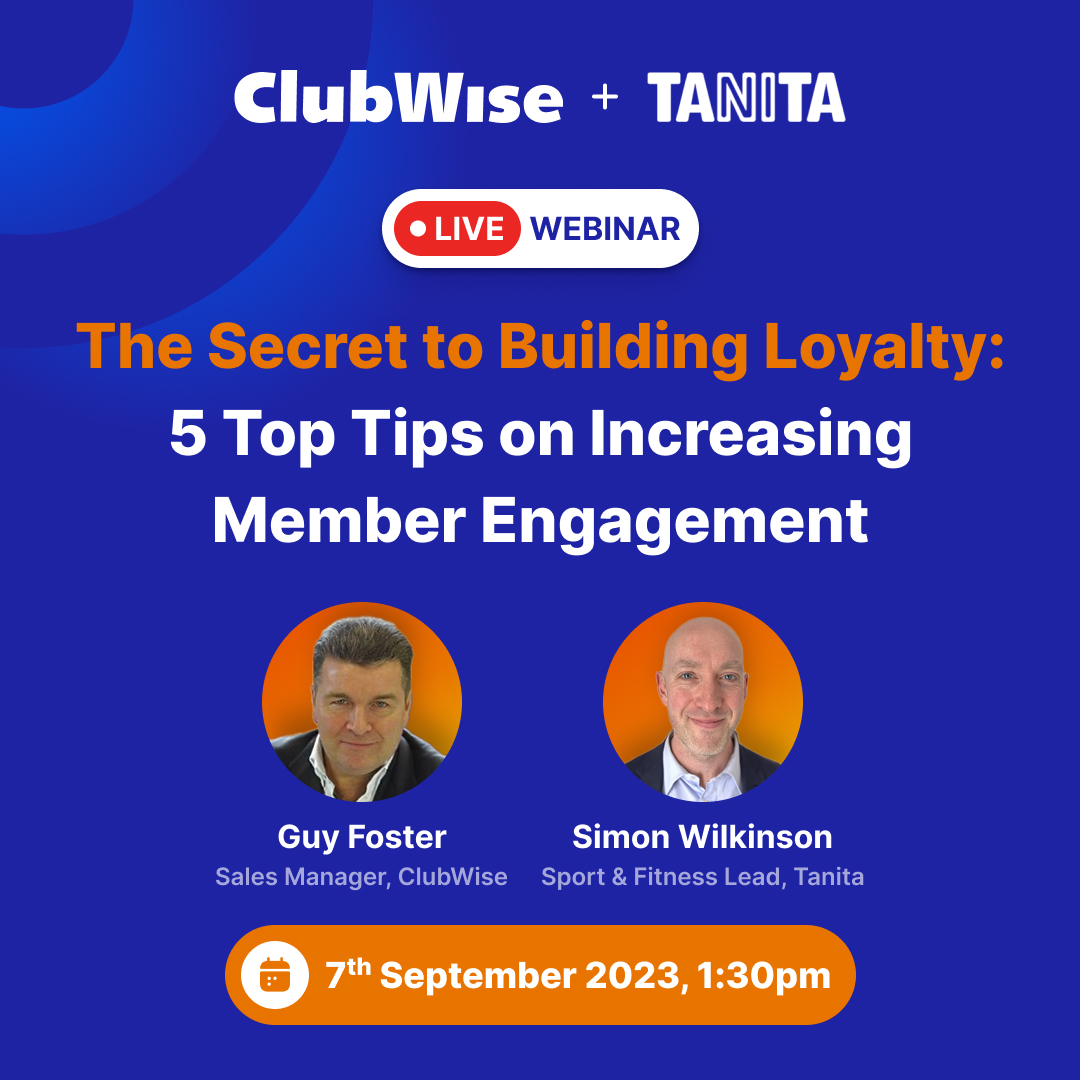 Clubwise's tweet photo. Want to unlock the secret to building member loyalty for your gym? 🔓

Sign up to our upcoming webinar with @tanitaeurope to learn our top 5 tips for increasing member engagement to delight your customers, retain more members, and more! Save your spot now: https://t.co/GNwOdKCNp8 https://t.co/5PITtEwtEm