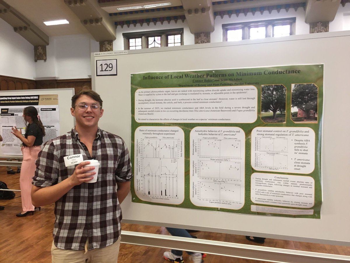 Connor Baker (@connorb36688549) on Twitter photo And we’re back. Another Undergrad Symposium complete presenting my work from this summer…Influence of Local Weather Patterns on Minimum Conductance  #Botany #PlantAnatomy #PlantPhysiology #PlantHydraulics And we’re back. Another Undergrad Symposium complete presenting my work from this summer…Influence of Local Weather Patterns on Minimum Conductance  #Botany #PlantAnatomy #PlantPhysiology #PlantHydraulics