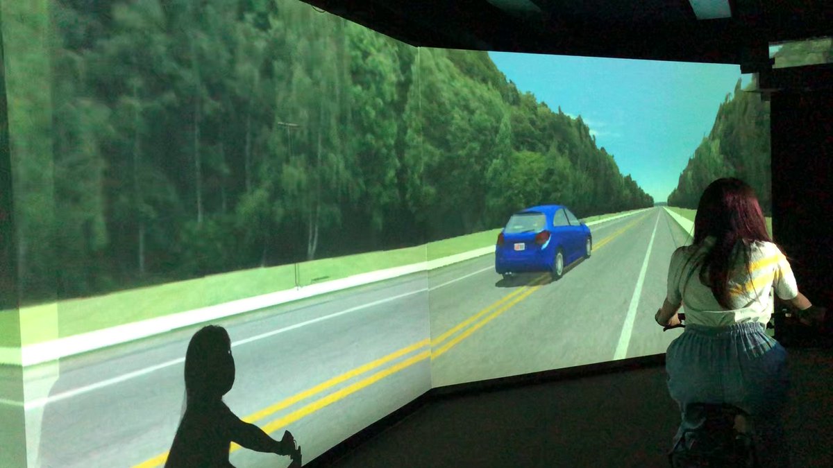 UMichCCAT's tweet image. Today's Research Review with Dr. Brian Lin on a system for #autonomousVehicles to safely overtake #bicyclists starts in just ONE HOUR. You can join in person at @UMTRI or online by visiting the CCAT YouTube channel: youtube.com/@UMichCCAT.
