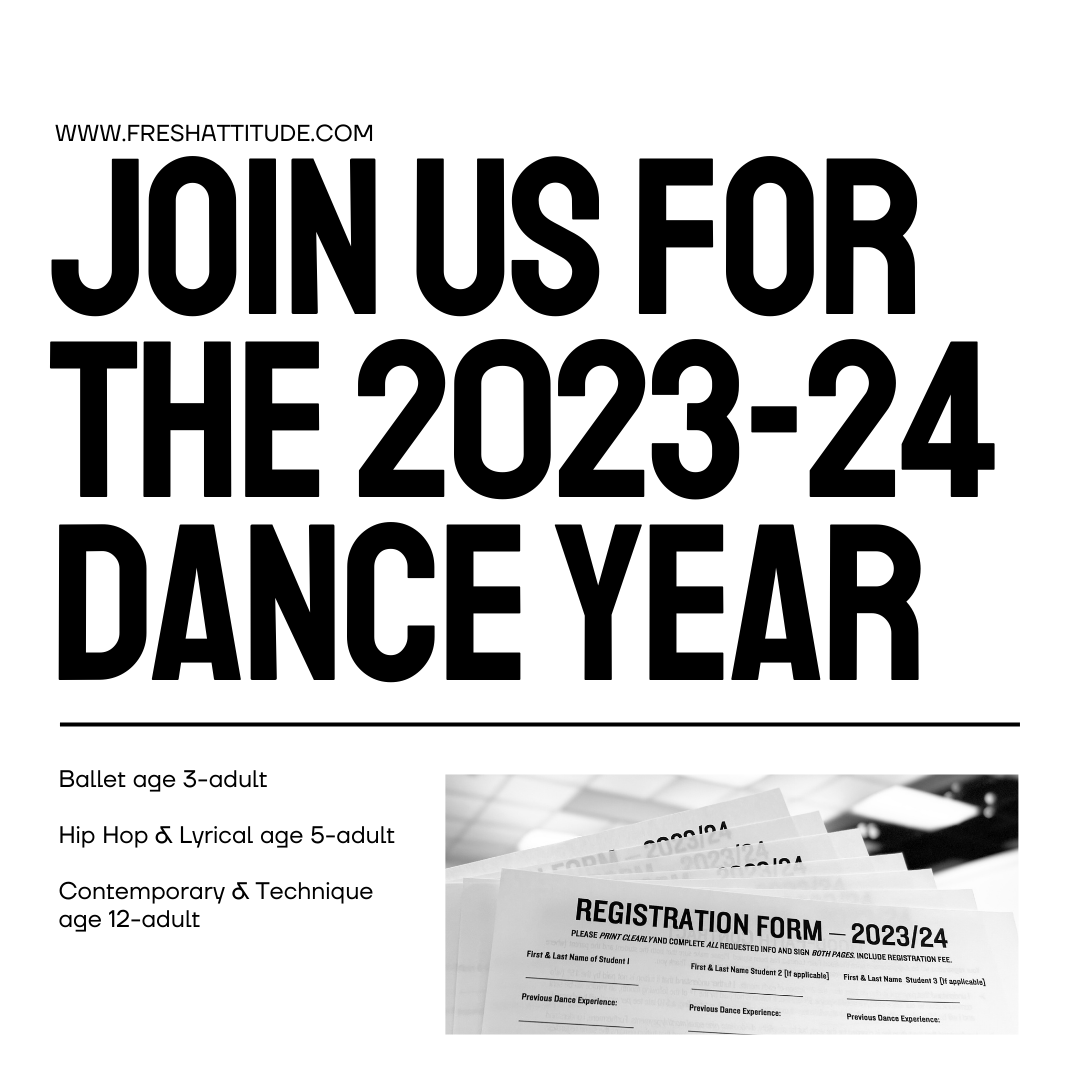 FreshAttitudeWA's tweet photo. We are currently accepting registration for our next dance session, beginning in September.

We offer Ballet for ages 3+, Hip Hop and Lyrical for ages 5+, Contemporary and Technique for 12+

Visit https://t.co/tt2uoORUXi to print your form.

Please contact us with any questions! https://t.co/tljXPgKb7h