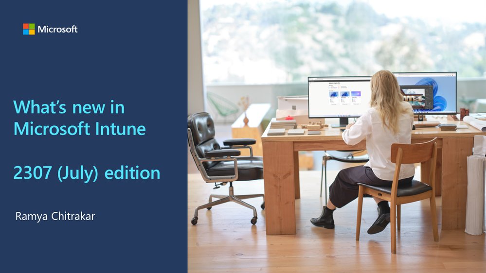 ConfigMgrDogs's tweet photo. What’s new in Microsoft Intune 2307 (July) edition: In our July 2023 service release (2307), we're adding some major capabilities to Microsoft Intune. First, we’re enabling users to uninstall Windows apps in the Intune Company… #MSIntune #SCCM #MEM https://t.co/T8pxeDiRyo https://t.co/okcgQpJuUV