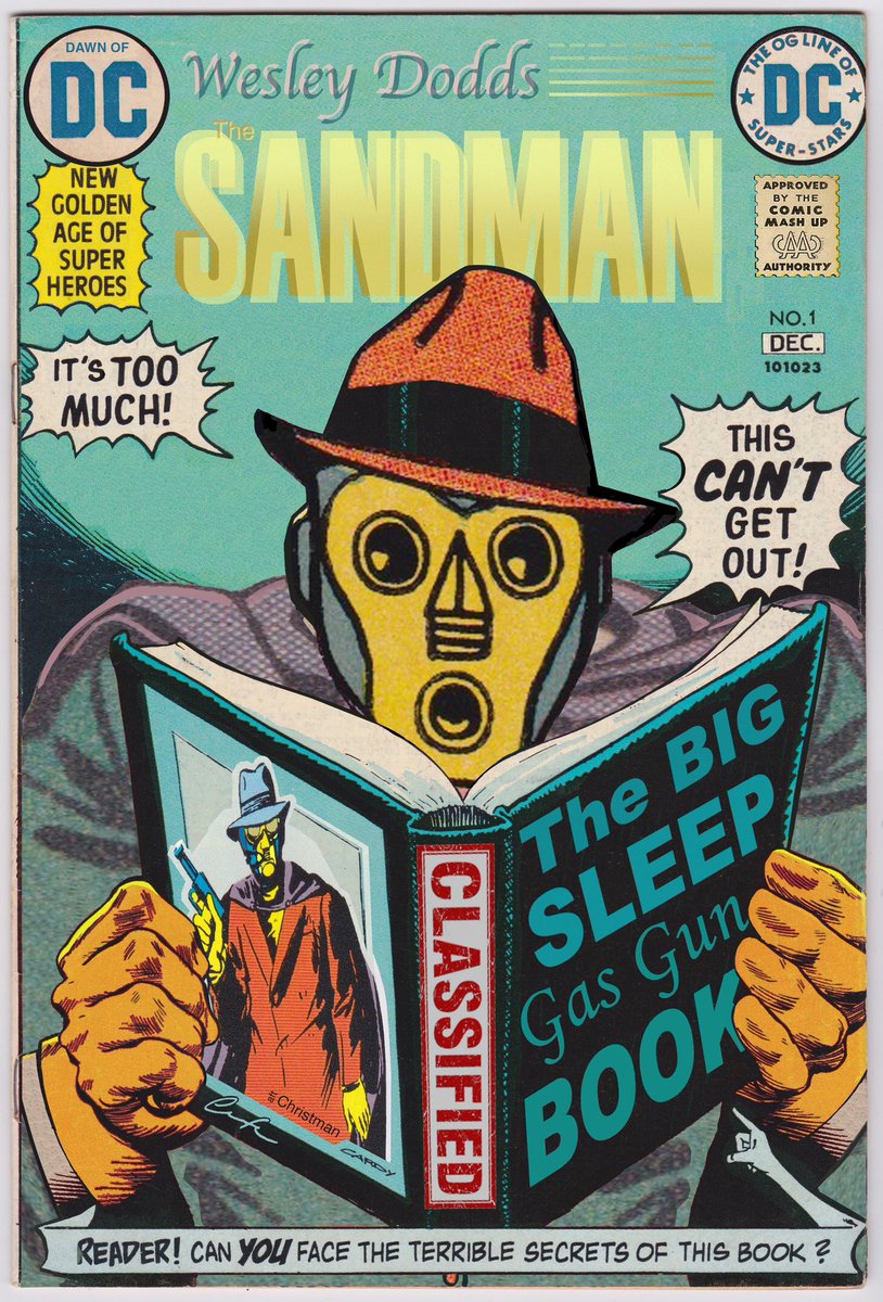 ChuckBrouilette's tweet photo. #thisOctober @DCOfficial #WesleyDodds #TheSandman 1 #OppeneheimerBarbieSummer’s got nothing on #TheConcussiveBlast of #OurHero’s #SleepGasGun’s secrets #toBeRevealed #thisFall via @robertvenditti @rileyrossmo1 &amp; Co #TheNewGoldenAge https://t.co/gTP7Kug2SA
