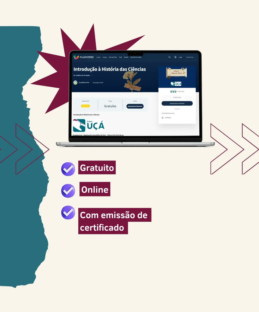 projetouca_'s tweet photo. 🌱📚 Estão abertas as inscrições pro minicurso “Introdução à História das Ciências”. Se liga no que vai rolar: https://t.co/0opGh2Uxx7