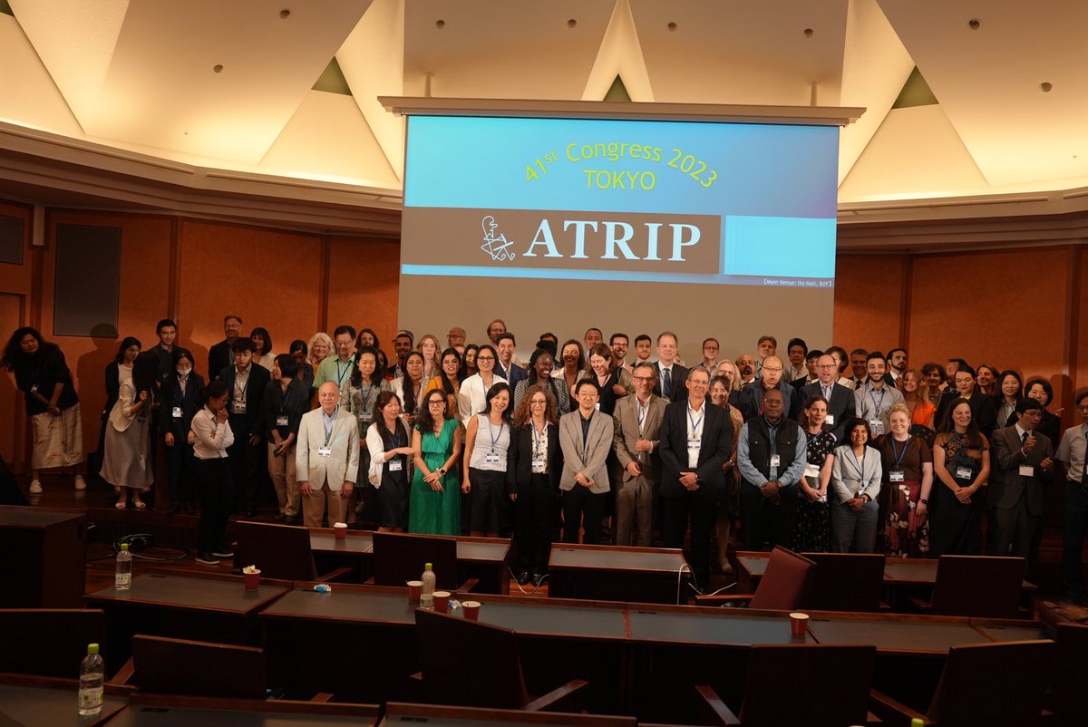 What a great group photo and a great group of IP scholars from all parts of the world. Congratulations to the University of Tokyo hosts! See you in Rome next summer (where just like in Tokyo it might be a bit warm). #atrip2023