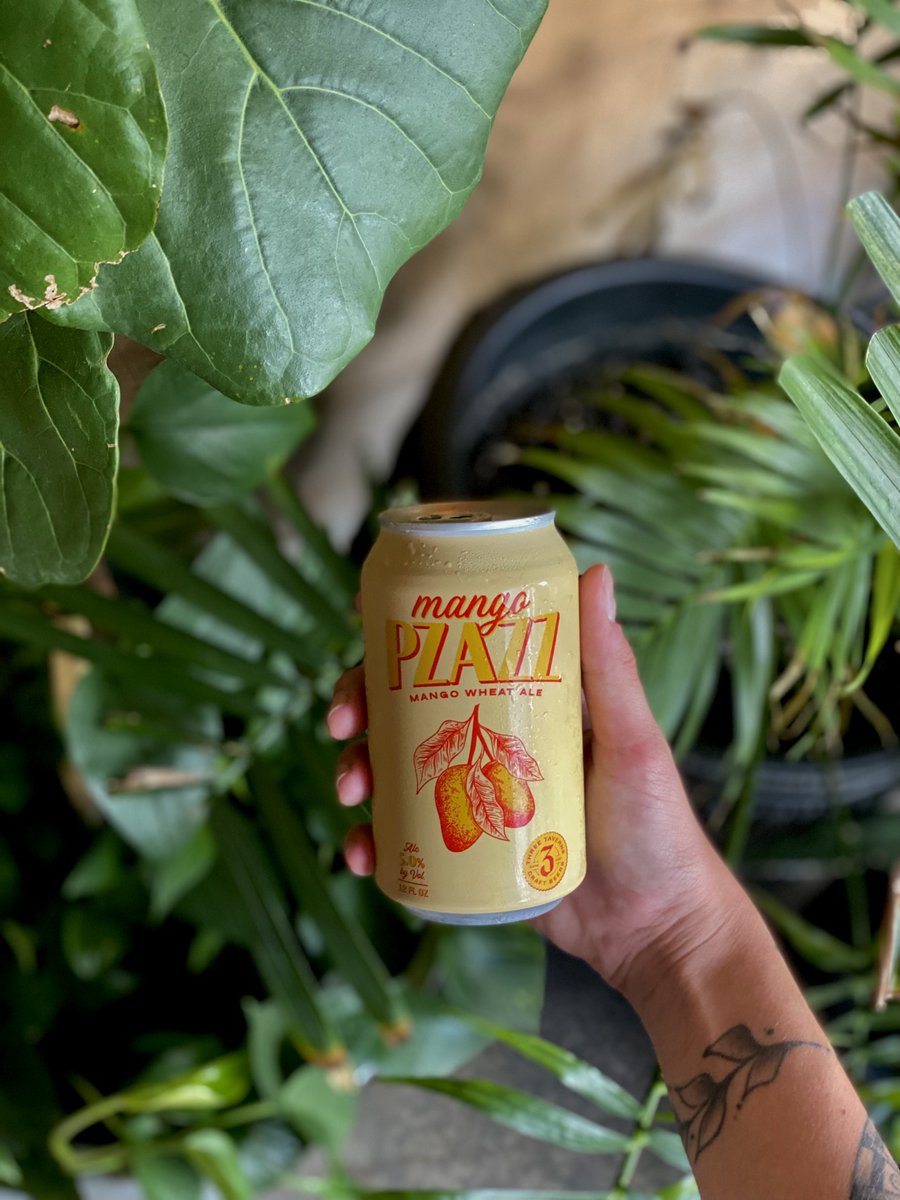 This heat have you dragging? Cool down with Mango Pzazz, our new 5% mango wheat ale picked straight off the mango tree.