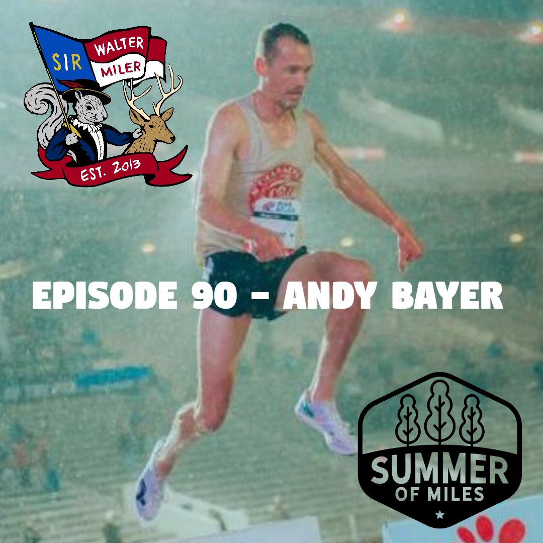 SummerOfMiles's tweet image. On Episode 90, 2023 @SirWalterMiler competitor Andy Bayer @teddybayer1500 joins Sandy & Pat to discuss his return to competitive runner, his current training versus his old training, and the Grateful Dead!
Listen anywhere you get your podcasts.
Details: summerofmiles.com/episode-90-and…