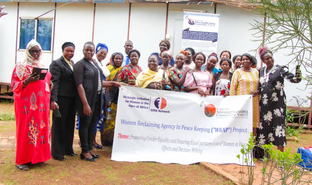 CCscov's tweet photo. On 21-July-2023, CSCOV-South Sudan in partnership with the Strategic Initiative for Women in the Honor of Africa (SIHA Network) hosted a one-day round table discussion  under the project; Women Reclaiming Agency in Peace Keeping -WRAP in Wau, Western Bahr el Ghazal State. https://t.co/XQBAThmAil