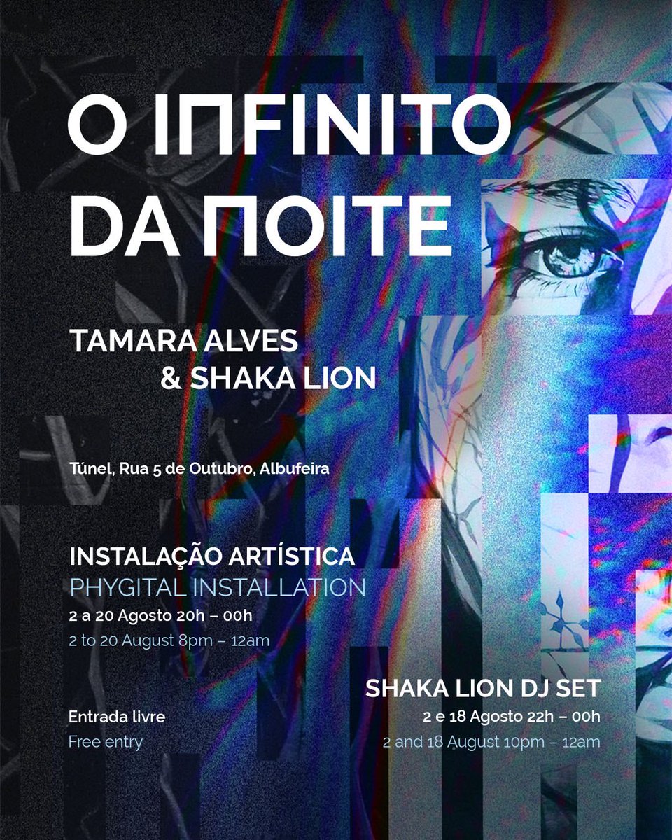 @EphemeralEther1 <a href="/festiminente/">Festival Iminente</a> #tamaraalves #shakalion present a special summer program at Praia do Túnel, Albufeira, Algarve. ⚡️

Join us on August 2nd for the inauguration!