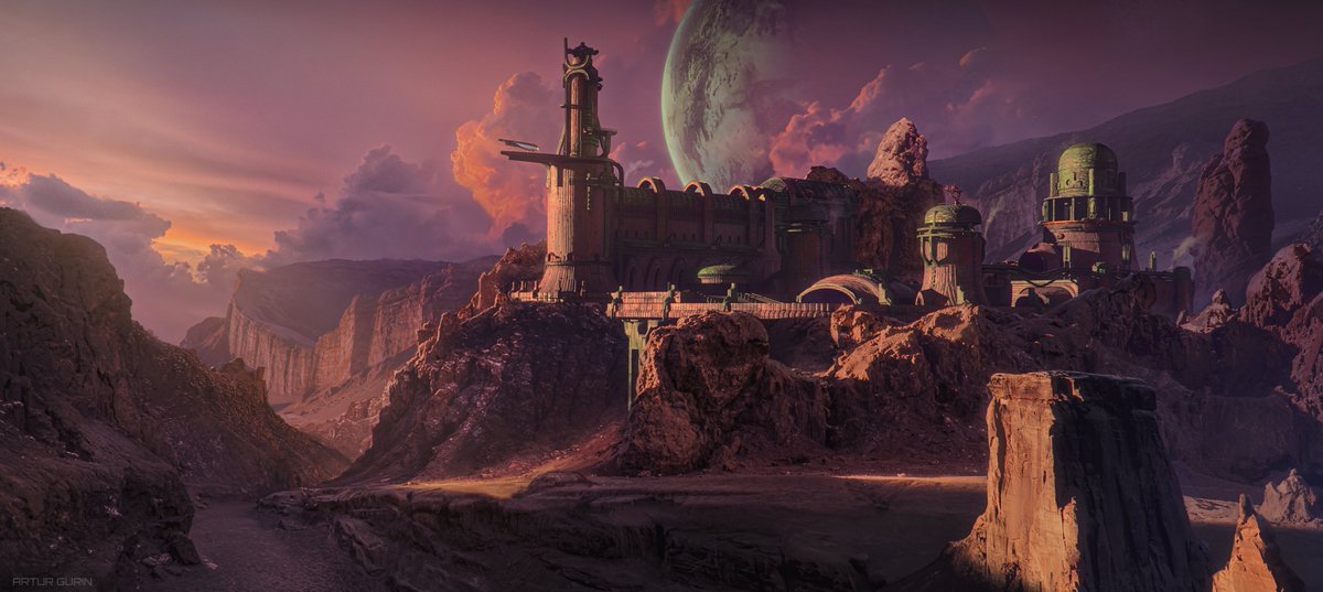 otomozok's tweet photo. The new personal artwork - Old base #art #concept  #ArtistOnTwitter https://t.co/FT9OVV1Egs