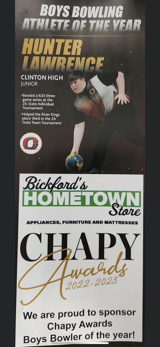 hunterl51416018's tweet photo. Had a great time at the chapy awards last night so honored to win this award thank you so much @CHerald_Sports https://t.co/dIoqf9hJHw