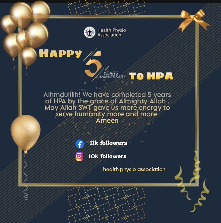 HPA_Pakistan's tweet photo. Alhamdullilah HPA Completed its 5 Years of #Excellence by the Grace of #Allah Almighty♥️😍 Happy 5th Anniversary 🎉 https://t.co/fTz8T6wRgd