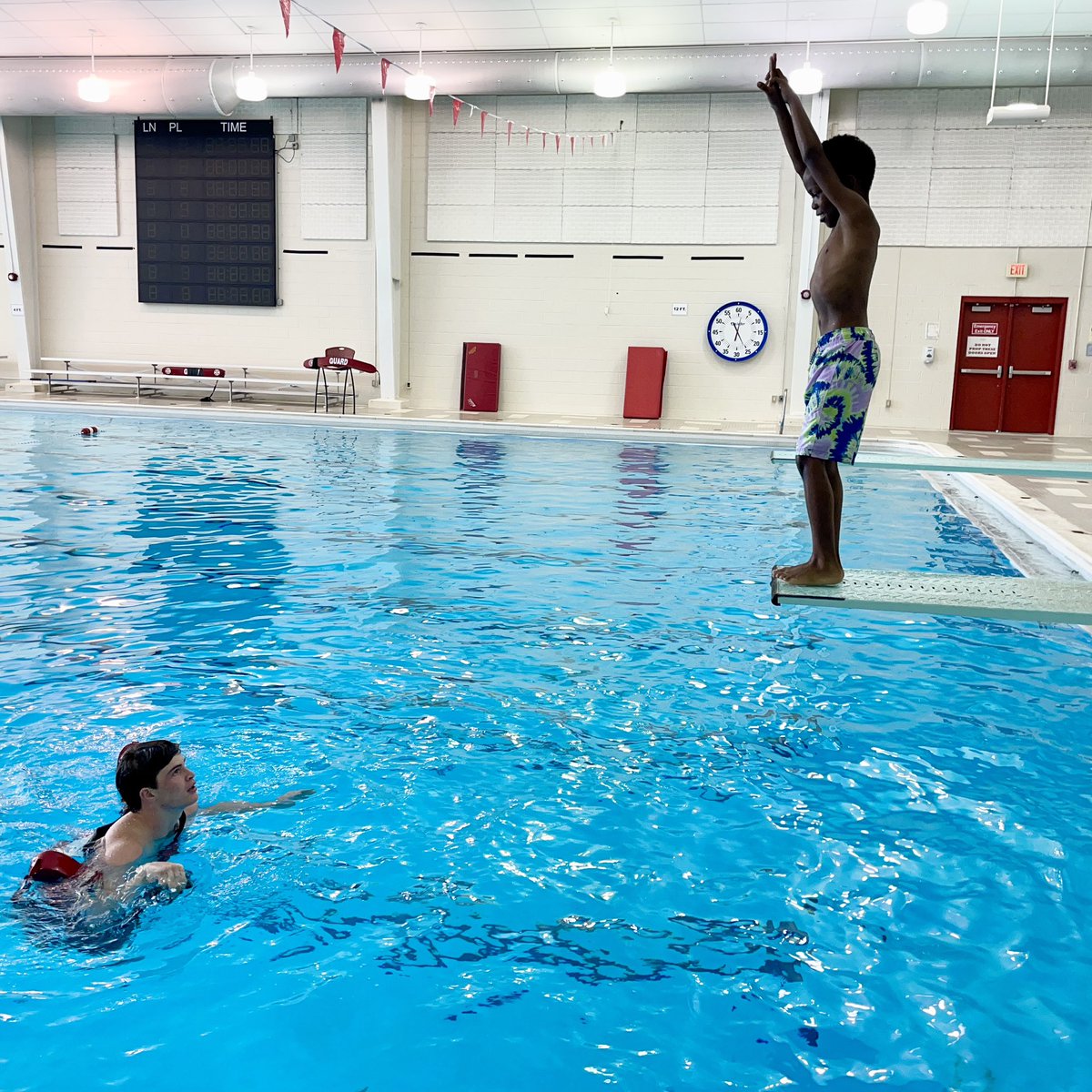 We have Big Fish & Little Fish at Swim Camp this week! 🏊🏽‍♀️🏊🏼🏊🏾‍♂️ • • • @woodwardacademy #wacamps #wa #woodward #woodwardway #summercamps #summercamp #collegepark #summer2023