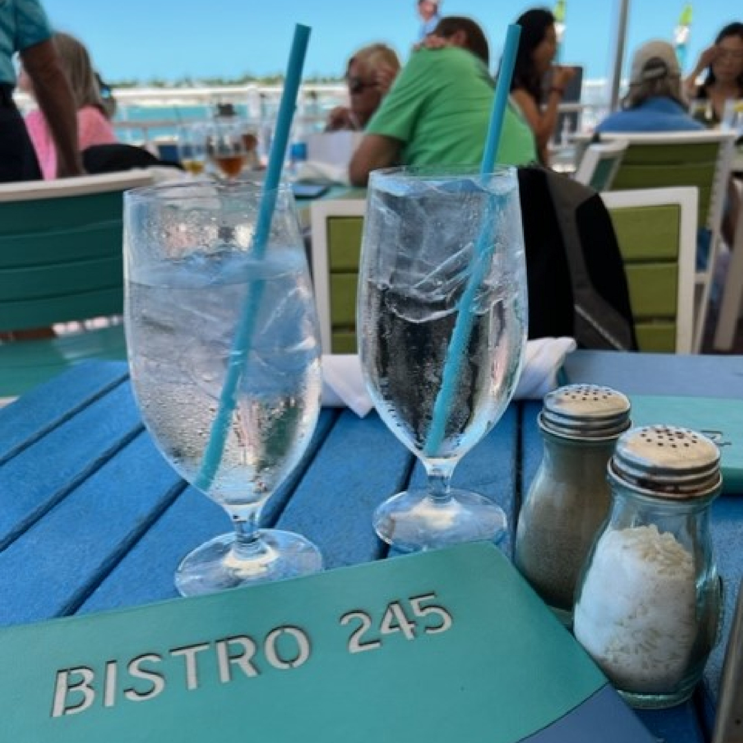 phadeStraws's tweet photo. Focusing on the future will lead to a brighter tomorrow. And businesses that reduce plastic waste are definitely focused on the future. Bistro 245 at Opal Key Resort & Marina uses phade blue straws and that feels so good! #phadebluestraws #blueisthenewgreen #opalkeyresort https://t.co/ytgcc7bhb1