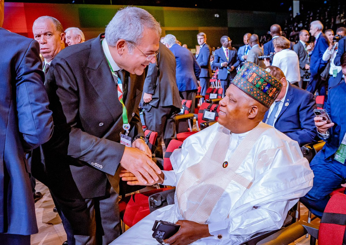 officialSKSM's tweet photo. PHOTOS: Vice President, Sen. @KashimSM at the ongoing Russia-Africa Economic and Humanitarian Forum holding at The Expoforum, St Petersburg, Russia. https://t.co/UcJwPm0uyG