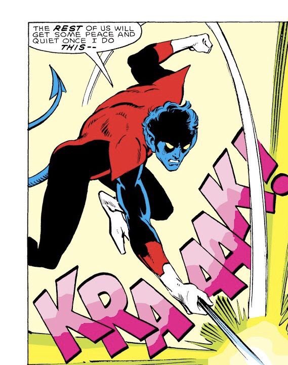 Dandelion_gorp's tweet photo. I’m so sad there isn’t a lot of stuff for nightcrawler, he’s such a cool character. He needs a series of his own SMH. 

#xmen #nightcrawler #kurtwagner 

I mean look at the guy he so funny ! https://t.co/kvZShl9B1w