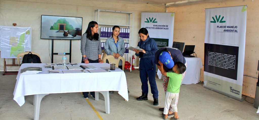 Los pobladores de #PaloQuemado en #Cotopaxi se encontraban en fase informativa del proceso para la Consulta Ambiental desde el pasado 18 de julio.