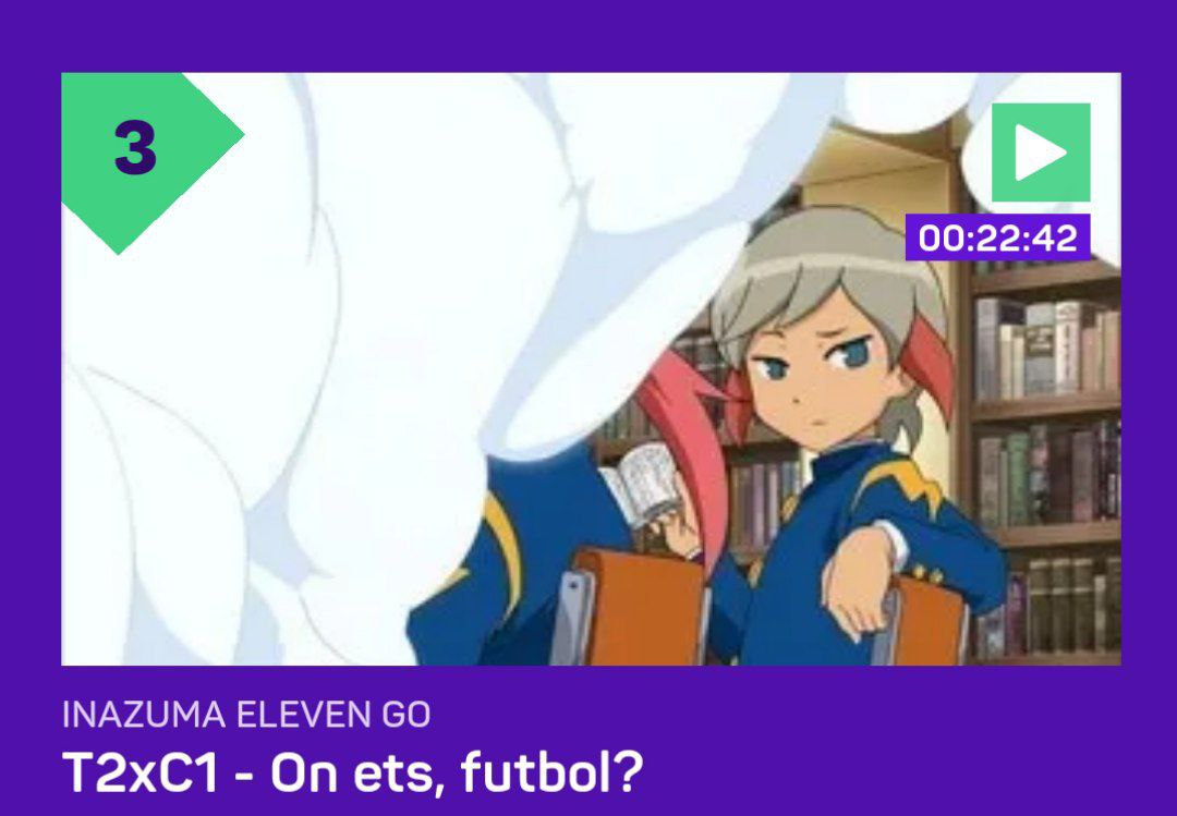Dharma_794's tweet photo. @elmangazin @SomSX3 @tv3cat @CatalaOnePiece @Desdelsofa_cat @DoblatgeCatala @AnimeEnCAT @_catseries I no desmereixer els altres animes del canal on, entre espai i espai de one piece, #InazumaElevenGoX3, #DetectiuConanX3 i #GuardiansdelaNitX3 es colen en el topX3 de mobil i app
L'anime esta sent un èxit innegable en el nou @SomSX3👏👏gràcies @LaiaSz @sigfridgras @CCMA_cat https://t.co/oIPOeVpXfc