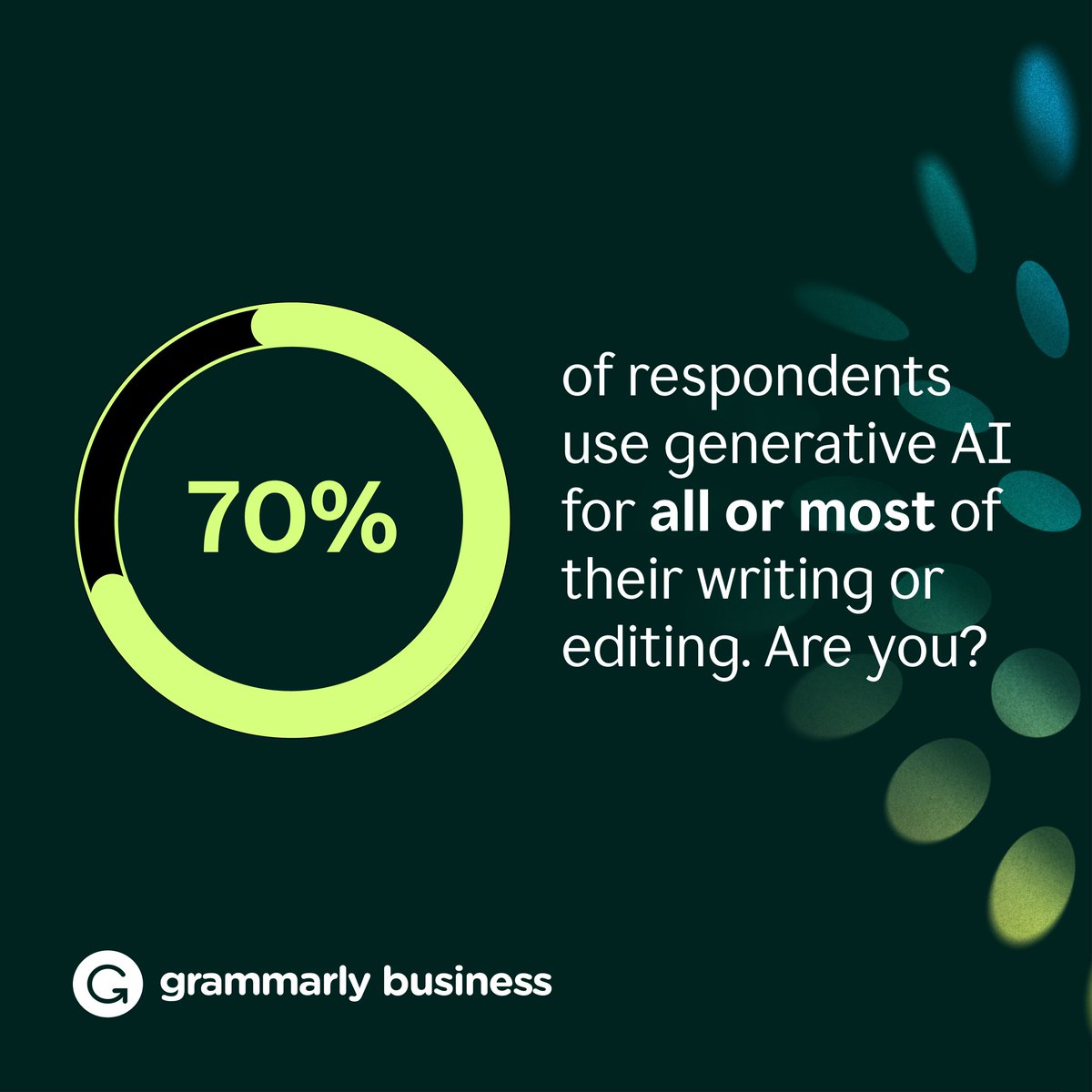 straightupkate's tweet image. @Grammarly commissioned a study. What does #GrammarlyGo say?

Just read the new Forrester study commissioned by Grammarly and I am blown away! Their AI-powered writing assistant is truly a game-changer in improving writing skills and productivity. Highly recommend giving it a try