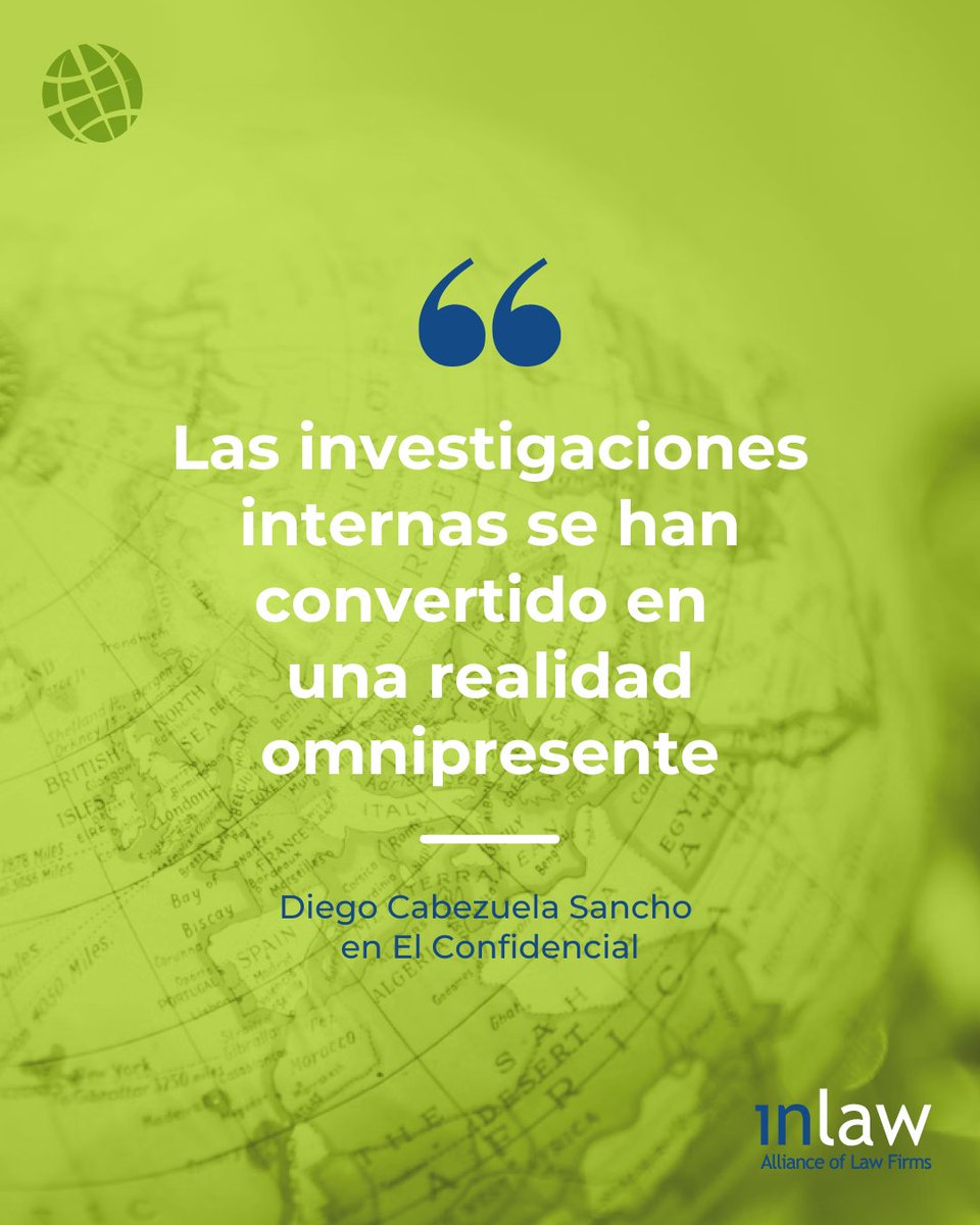 🔍Al volverse omnipresentes, se requiere más que nunca de una norma que brinde seguridad.

Conozca más sobre este desafío en la nota de Diego Cabezuela Sancho, Director Jurídico de Círculo Legal para El Confidencial : bit.ly/44HKOfY💼

#InvestigacionesCorporativas