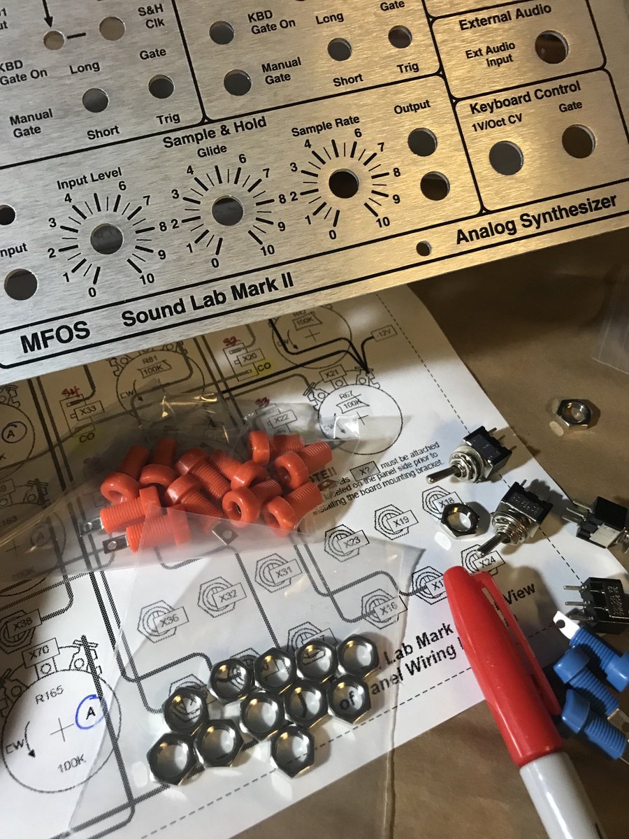 crestabrooks's tweet photo. After more than two years of studying, prep and component sourcing, I’m finally ready to start the analog synth build. Should be fun and keep me busy for the next few years! https://t.co/rAXgMp2WzF