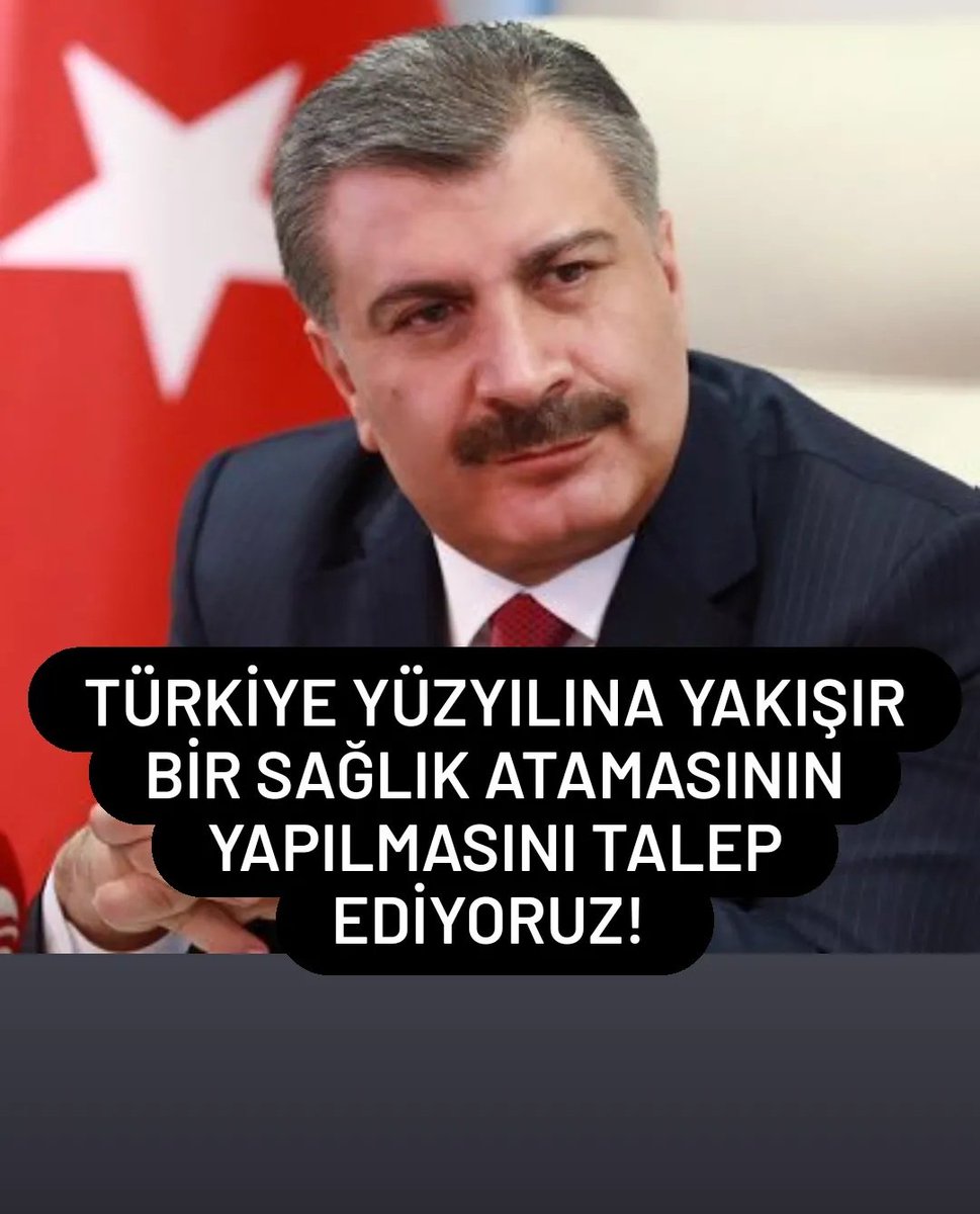 Profilime "BEN ATANDIM" yazmak istiyorum.Sayın <a href="/drfahrettinkoca/">Dr. Fahrettin Koca</a> 2023 bütçesi ile atama yapılmasını istiyoruz.Sayın Cumhurbaşkanımız
<a href="/RTErdogan/">Recep Tayyip Erdoğan</a> sizlerden gelecek yüksek sayıda sağlık atamasının haberini heyecanla bekliyoruz!
<a href="/_cevdetyilmaz/">Cevdet Yılmaz</a>
<a href="/saglikbakanligi/">T.C. Sağlık Bakanlığı</a>
#SağlığaYeniAlım