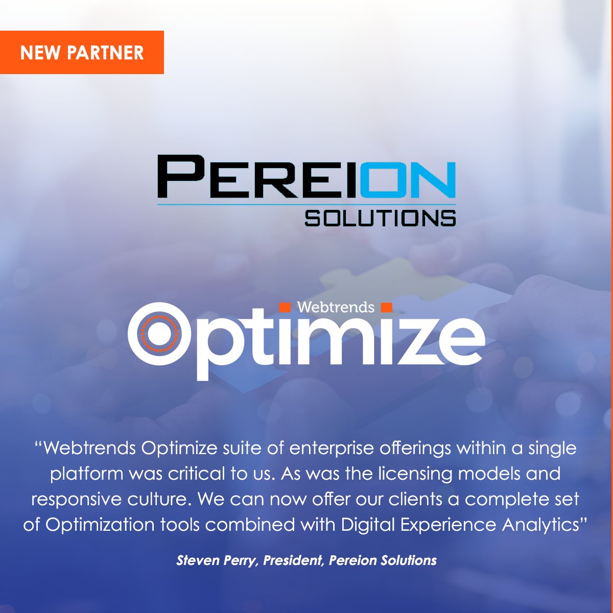 Webtrends Optimize tweet media