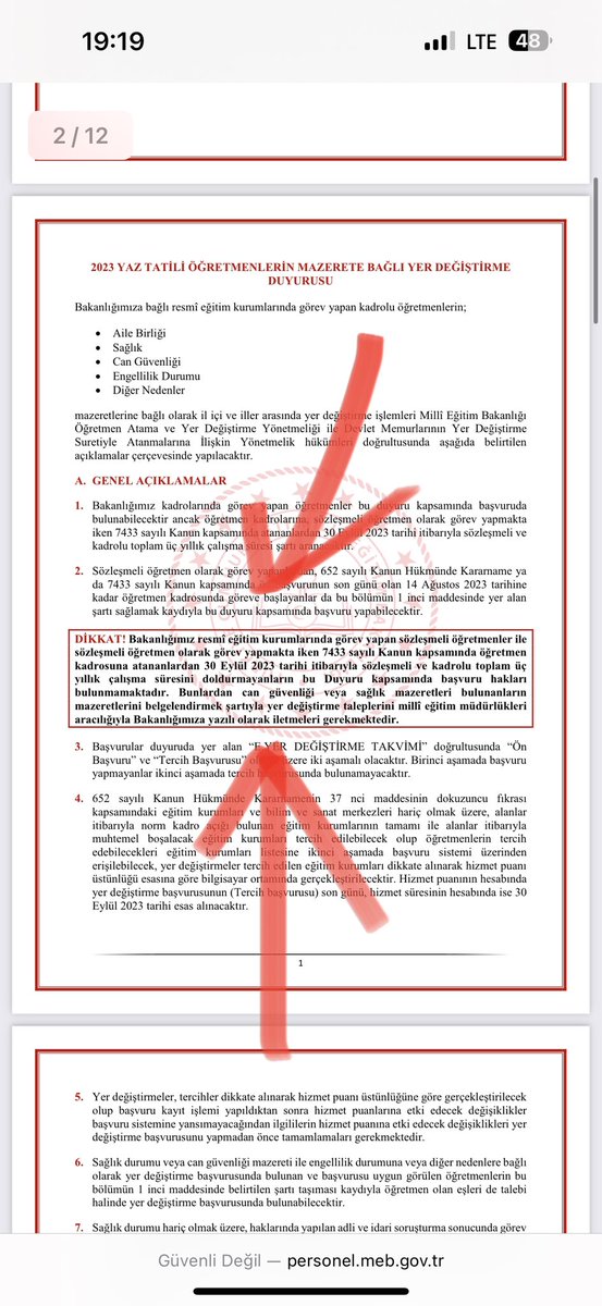 Hayal kırıklığı, üzüntü her şey var!
Bakan bey öğretmenler buluşmasında çalışıyoruz dedi. Nasıl çalışma sayın bakanım.
Kılavuz yayınlandı, olumsuz. Aylardır bizi görmeyenleri biz Allah’a havale ediyoruz. Dua beklediniz bizden sonuç?
<a href="/Yusuf__Tekin/">Yusuf Tekin</a>
<a href="/cftcblnt/">Bülent ÇİFTCİ</a>
#KadroVarHaklarıYok