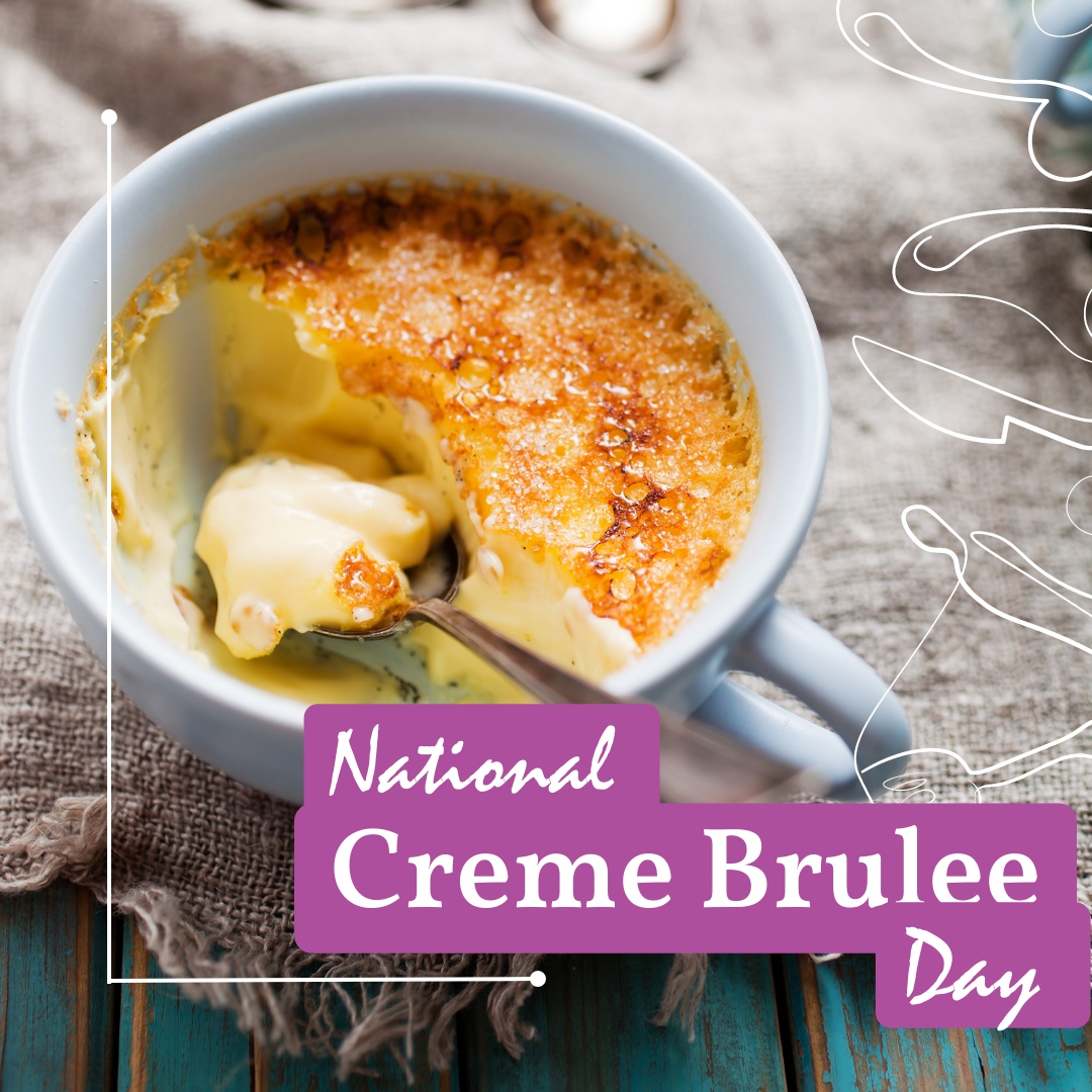 Since its reintroduction to mainstream American culture the crème brûlée has been nothing less than a force of nature, spawning countless reproductions. & available everywhere you go, we find that the original remains the best. #nationalcremebruleeday #nationalfoodholiday #foodie