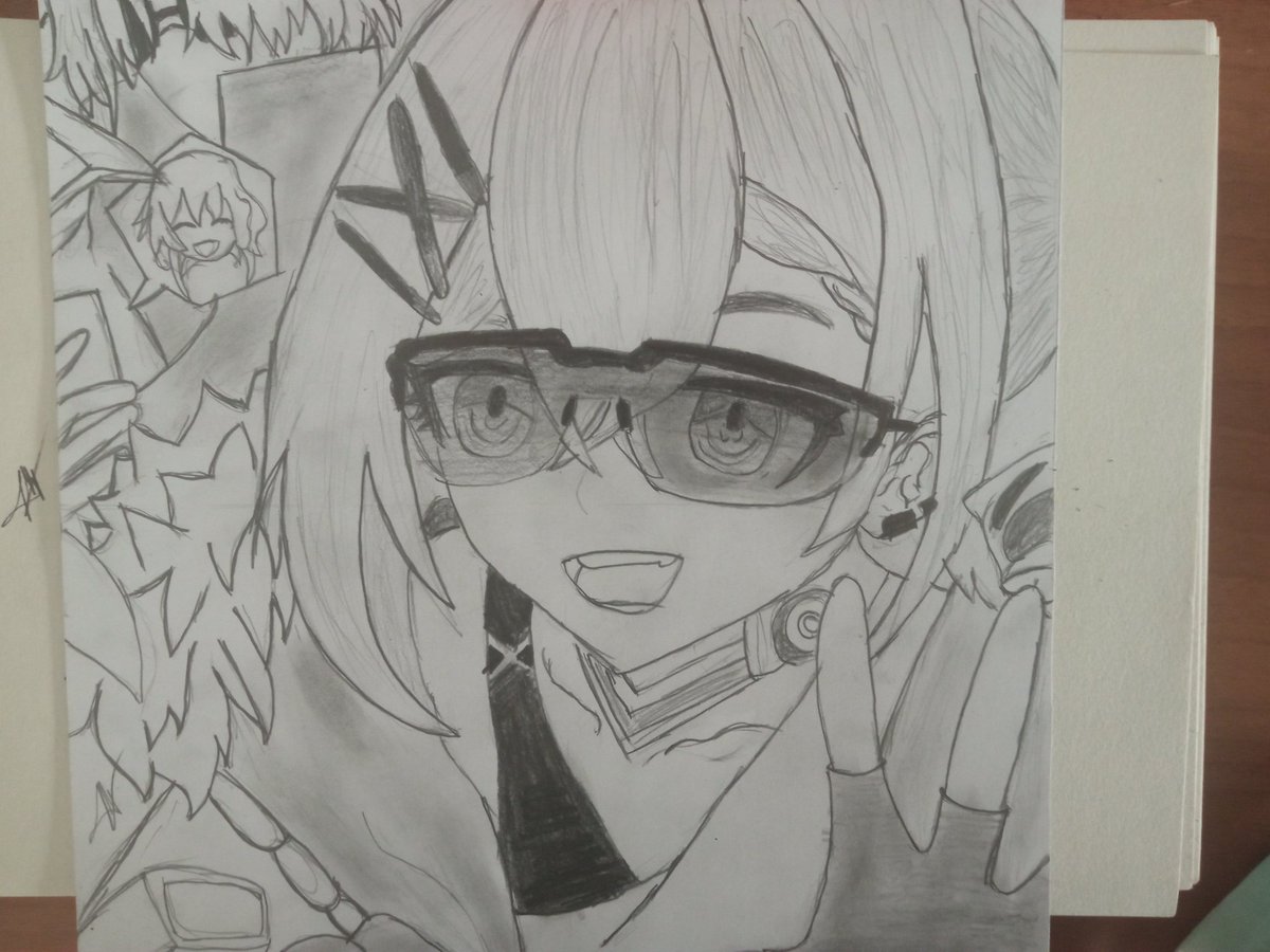 Defende56654273's tweet photo. @yaemiko_dafox here you go. I wanter to pull on her banner so bad but I had to save up for Kafka <3 I don't regret it tho #HoYoverse #SilverWolf #honkaistarail #art #Kafka https://t.co/s4X8X26oZT