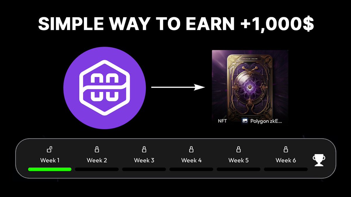 thekuchh's tweet photo. 🚨Polygon zkEVM confirmed $POL airdrop

A simple way to earn +1,000$ by performing zkEVM Saga begins.

Explore👇🏻 https://t.co/zwzx5Gr97a