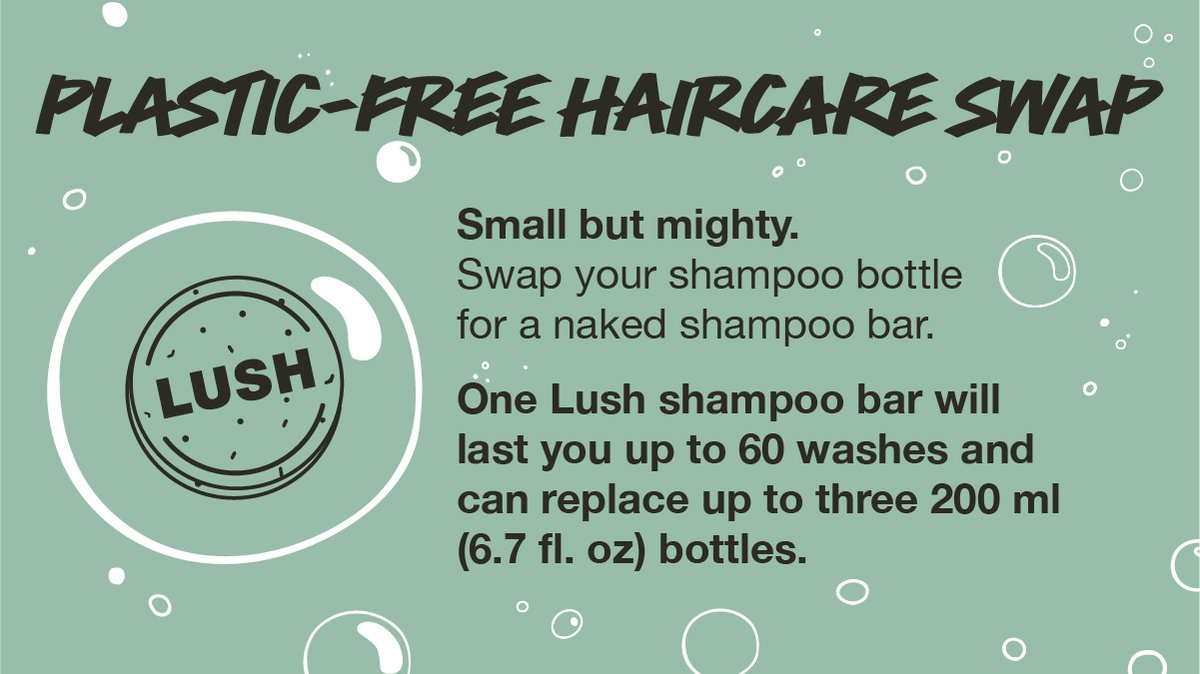 Care for the environment and your luscious locks by choosing a naked shampoo bar!  

Already use one?  

Let us know which one is your go-to in the comments!  

#PlasticFreeJuly