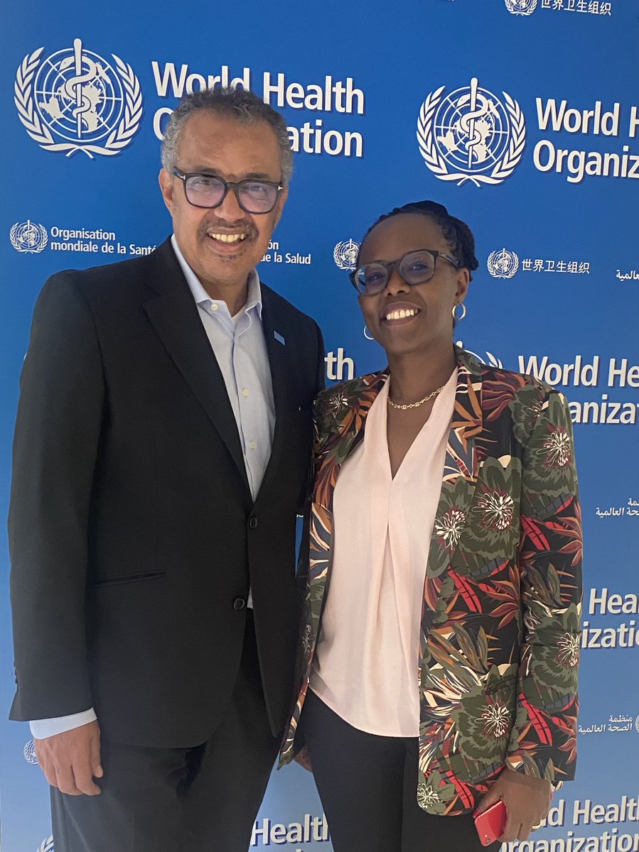 Always an honor to meet <a href="/DrTedros/">Tedros Adhanom Ghebreyesus</a> - I took this opportunity to express my heartfelt gratitude 4 his unwavering support &amp; dedication he has bestowed to me &amp; the entire <a href="/WHO/">World Health Organization (WHO)</a> throughout my tenure as Interim <a href="/endmalaria/">RBM Partnership</a>  CEO. The work is not finished &amp; I am committed to #endmalaria