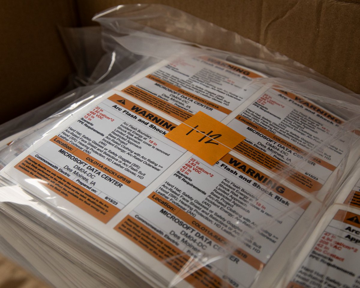 customdesignec's tweet image. News Flash: We make Arc Flash labels! A very important finishing touch for an electrical contractor.

#CustomDesignbyECHO #CustomDesign #ArcFlashLabels #CustomLabels #Labels