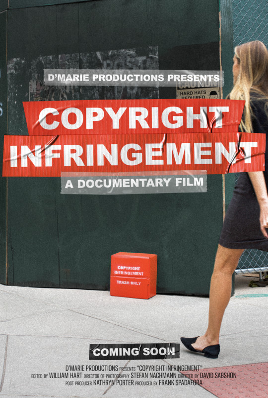 Copyright Infringement, directed by David Sabshon, is the star of today's spotlight! This documentary follows artist CJ Hendry and the nuances of copyright, social media and contemporary art.

Catch this flick on Sun. Oct. 1 at Bowtie Movieland Theatre 15, 12pm!
@copyrightfilm