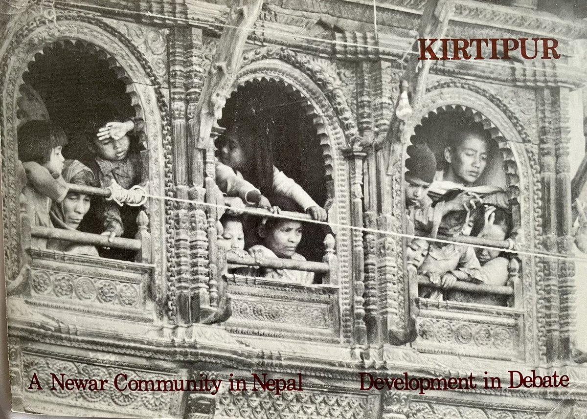 sapanabasnet's tweet image. What a treasure to read- A Newar Community in Nepal: Development in Debate. Kritipur 1979/80. #Nepal #Newar #Kritipur