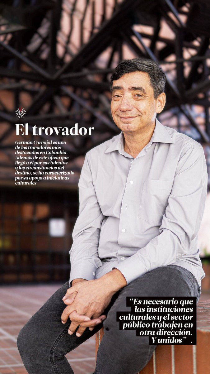 Germán Carvajal (@germancarvajal) on Twitter photo Gracias a <a href="/adrihcooper18/">Adriana Cooper🪻🌷</a> y al periódico <a href="/vivirpoblado/">Vivir en El Poblado</a> por esta nota que circula desde hoy.
El trovador
vivirenelpoblado.com/german-carvaja… Gracias a <a href="/adrihcooper18/">Adriana Cooper🪻🌷</a> y al periódico <a href="/vivirpoblado/">Vivir en El Poblado</a> por esta nota que circula desde hoy.
El trovador
vivirenelpoblado.com/german-carvaja…