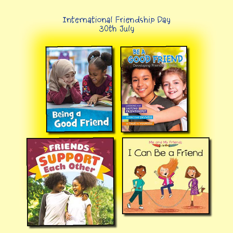 Where would we be without friends? It's Friendship Day this weekend, something definitely worth celebrating! But it's not always easy to get along, especially at school. Check out our books that help children navigate the sometimes tricky world of friendships, whatever their age.